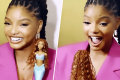 Halle Bailey presentó nueva muñeca de ‘La Sirenita’ hecha a su imagen y semejanza